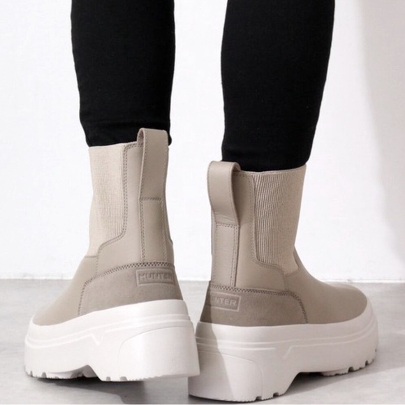 NWT Hunter Flatform Chelsea Boots Size 9 - Picture 15 of 16